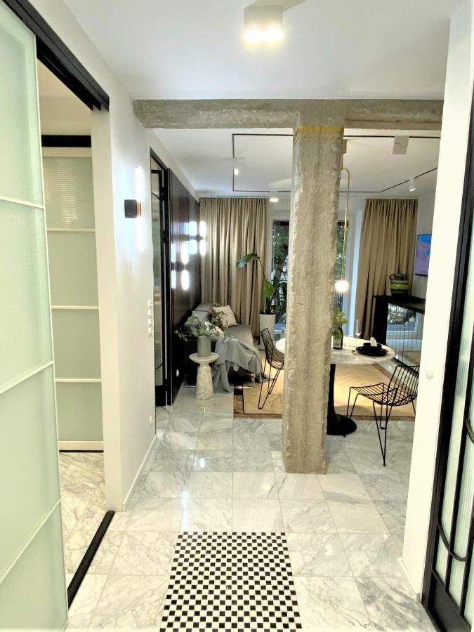 Design+LUXUS Apartment im Zentrum! +Netflix Warschau Exterior foto