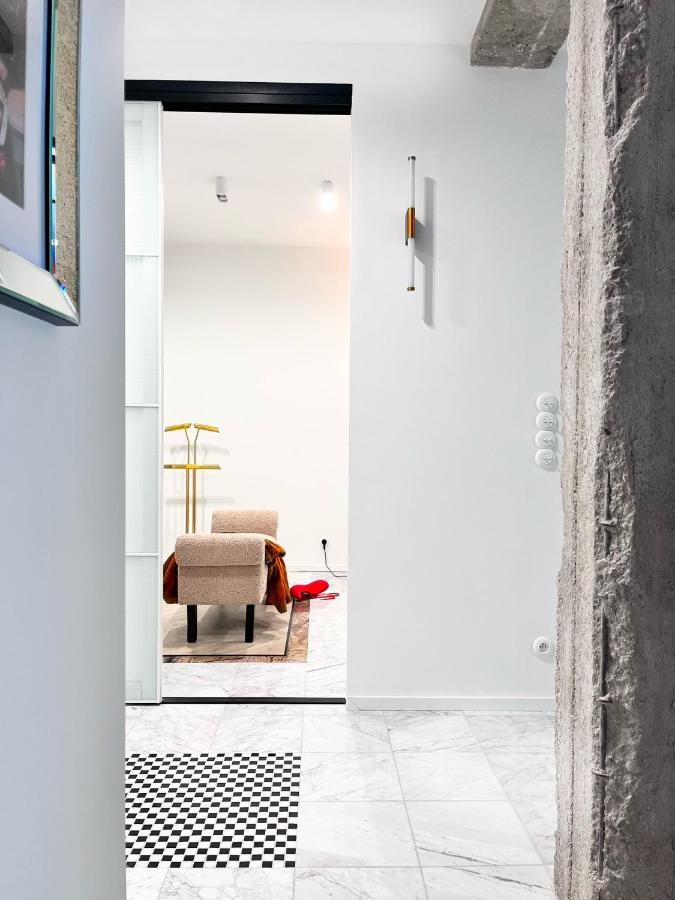 Design+LUXUS Apartment im Zentrum! +Netflix Warschau Exterior foto