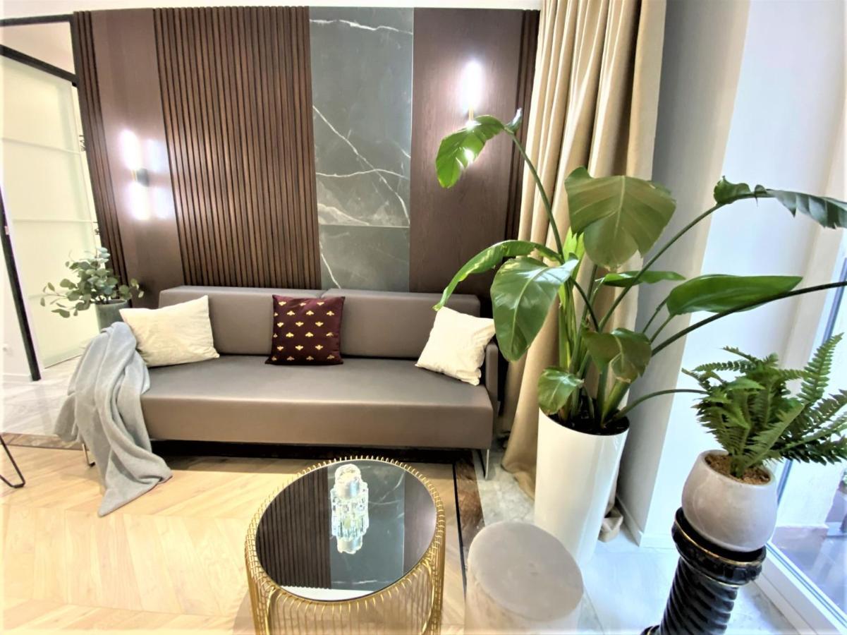 Design+LUXUS Apartment im Zentrum! +Netflix Warschau Exterior foto