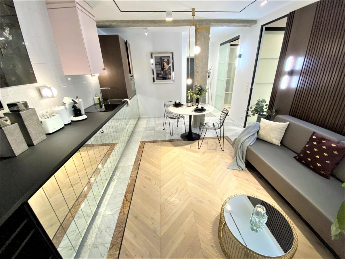 Design+LUXUS Apartment im Zentrum! +Netflix Warschau Exterior foto