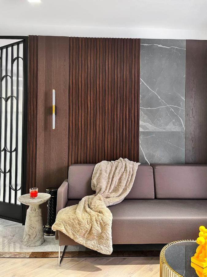 Design+LUXUS Apartment im Zentrum! +Netflix Warschau Exterior foto